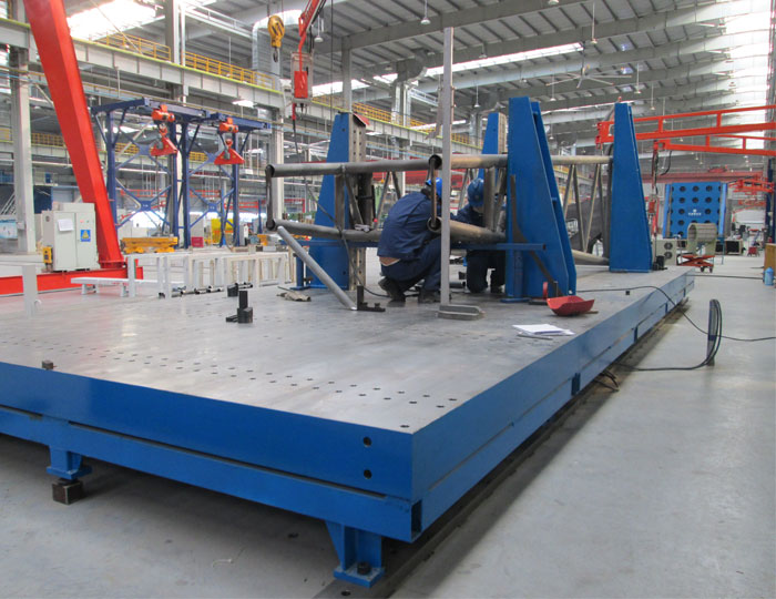 為安徽柳工機械提供的組對工裝